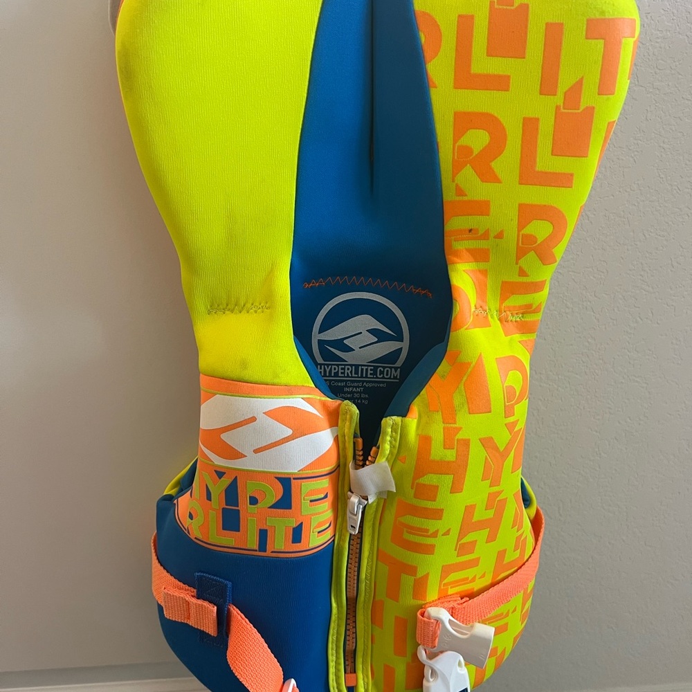 Hyperlite Infant Neon Life Vest